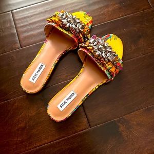 Steve Madden flat embellished sandals